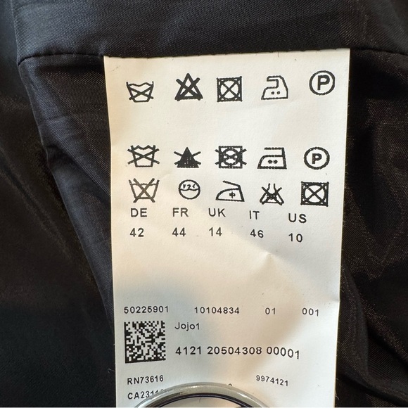 Boss Hugo Boss Women's 2 Button Blazer Jacket Career Office Professional 10 - Picture 7 of 8